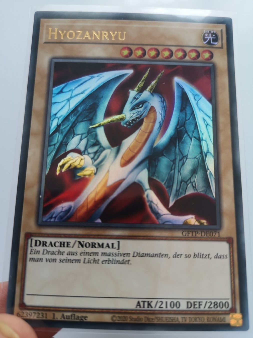Yugioh Sammelbilder & Trading cards: Hyozanryu Ultra Rare Mint 1.Auflage – Neu (gemäss Beschreibung) aus Boswil von ShoppingCenterCity 4