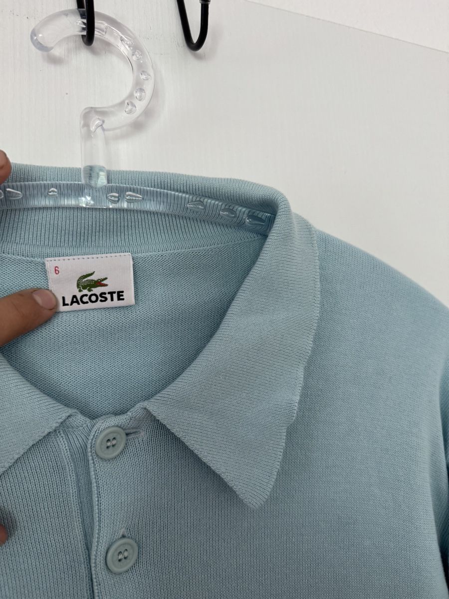 Lacoste Polo-Shirts: Lacoste Polo pullover hellblau Grösse 6/L Baumwolle – Neu (gemäss Beschreibung) aus Wetzikon ZH von Jan_wojt 2