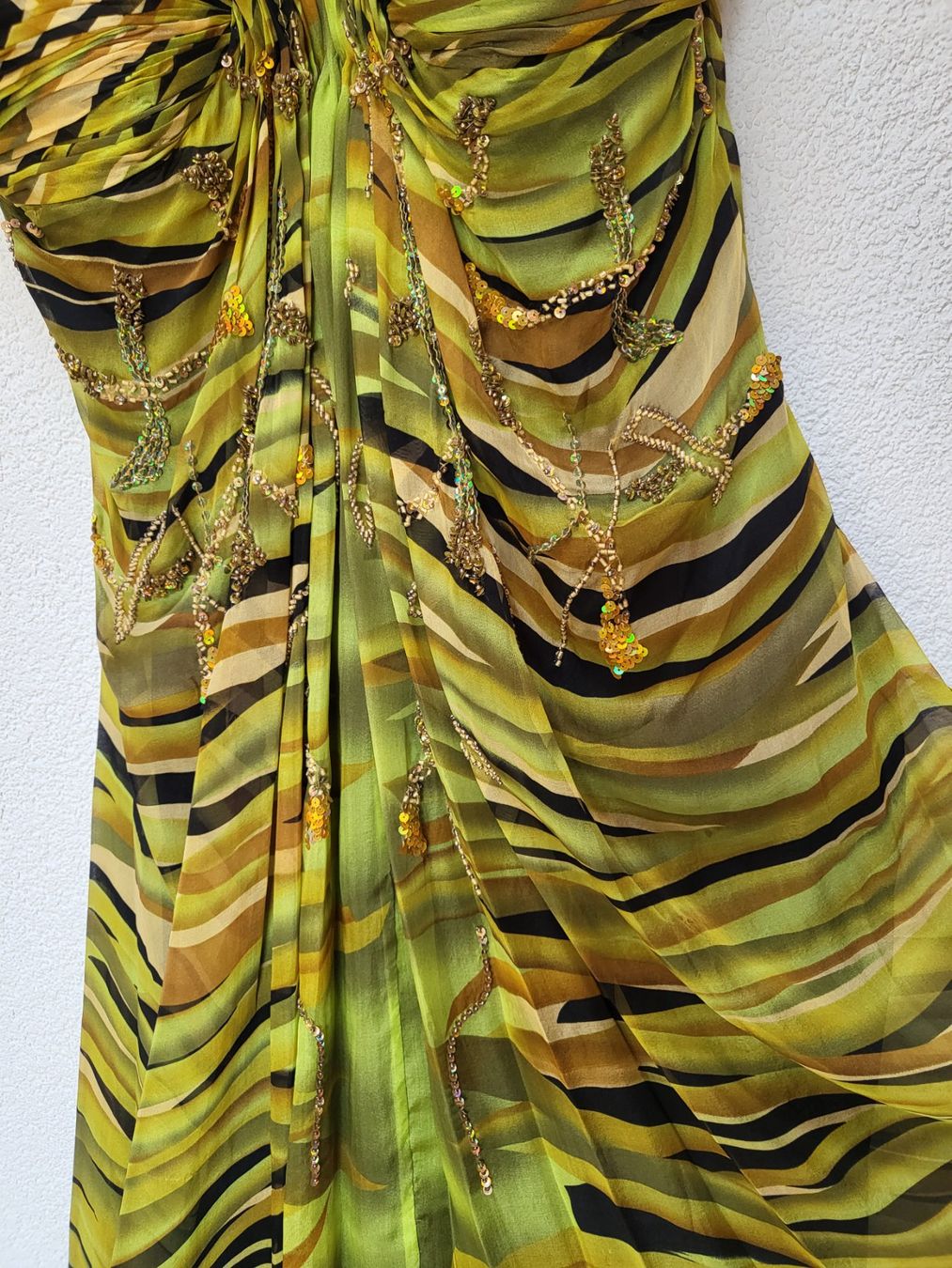 Robes: Abendkleid gemustert mit Schmucksteinen Grösse M, Neu – Neuf (Voir description) à Turbenthal par nel_6kwk 7