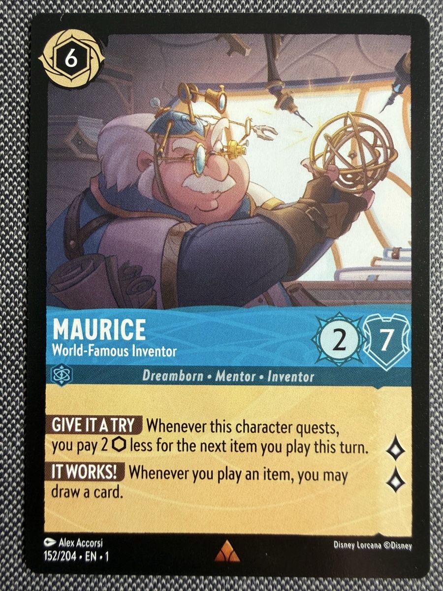 Disney Cartes à collectionner: Maurice - World-Famous Inventor – Neuf (Voir description) à Allenwinden par nam_1988