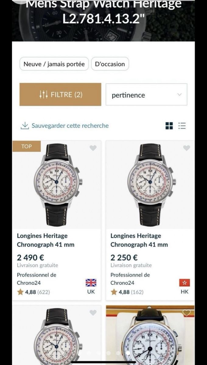Longines Orologi: Longines Chrono automatique héritage – Usato da La Chaux-de-Fonds venduto da Watch_use 5