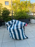 FATBOY Sitzsack Outdoor blau weiss gestreift