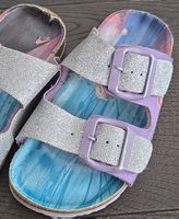 Pantoletten Sommer bunte Muster Grösse 27gebraucht
