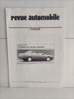 Alfa Romeo 164 tiré à part Revue Automobile n°40 1987