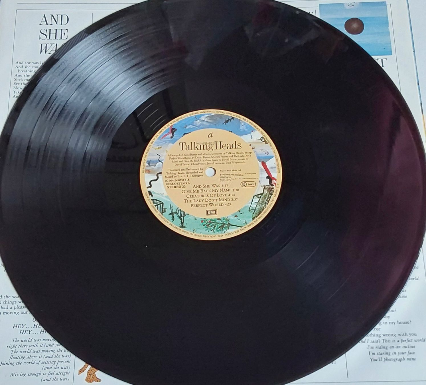 Vinyles: Vinyl LP  - Talking Heads  - Little Creatures - 85 - VG+ – D'occasion à Villeret par Fil11 2