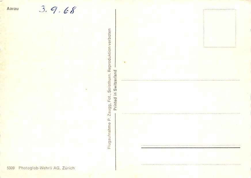 Cartoline postali: AG - Aarau – Usato da Ottikon b.Kemptth. venduto da Neptun1974 1