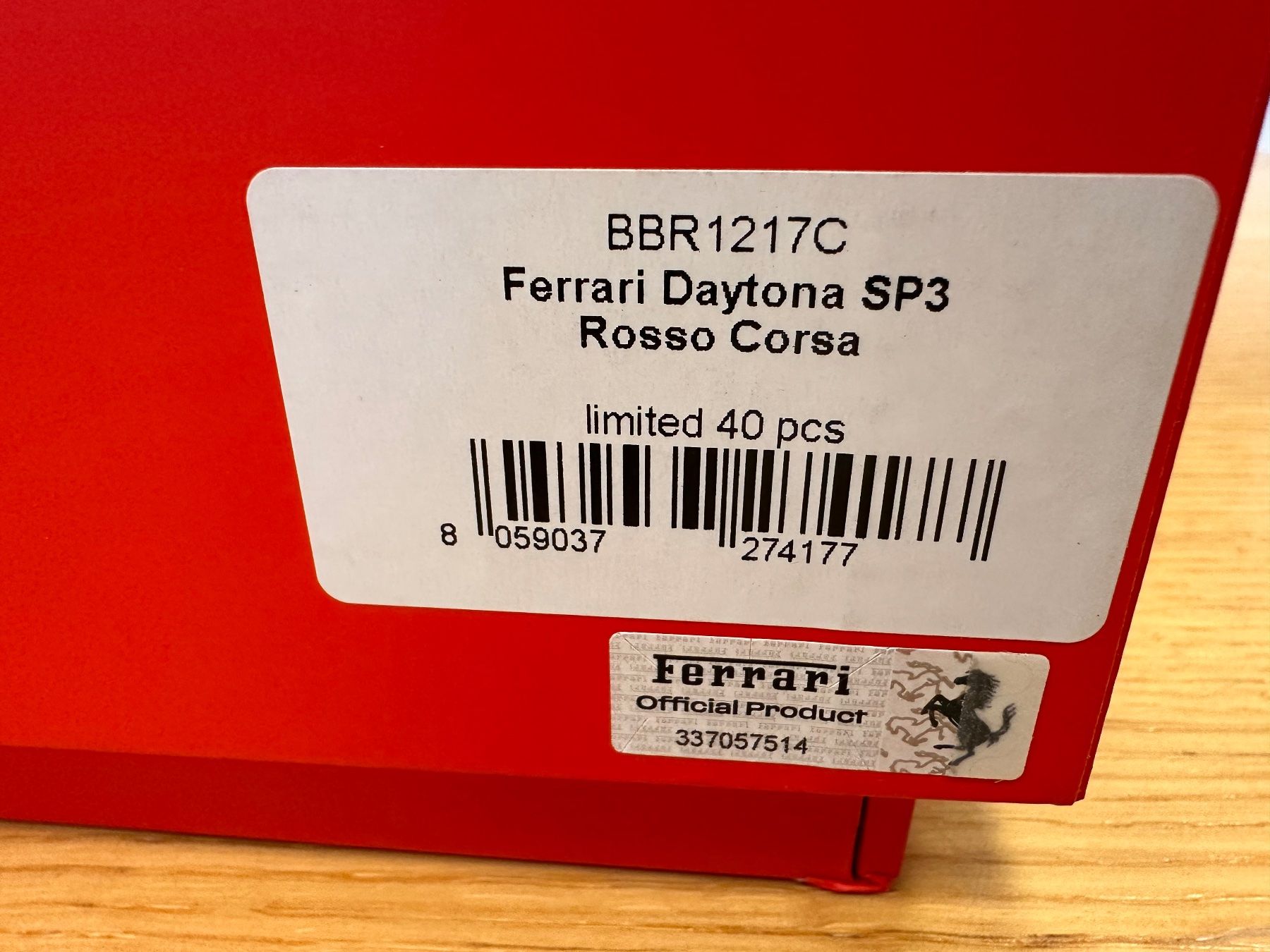 BBR Models Modellautos: Ferrari  Daytona SP3 1/12 rot – Neu und originalverpackt aus Stein AR von Krabbe2 9