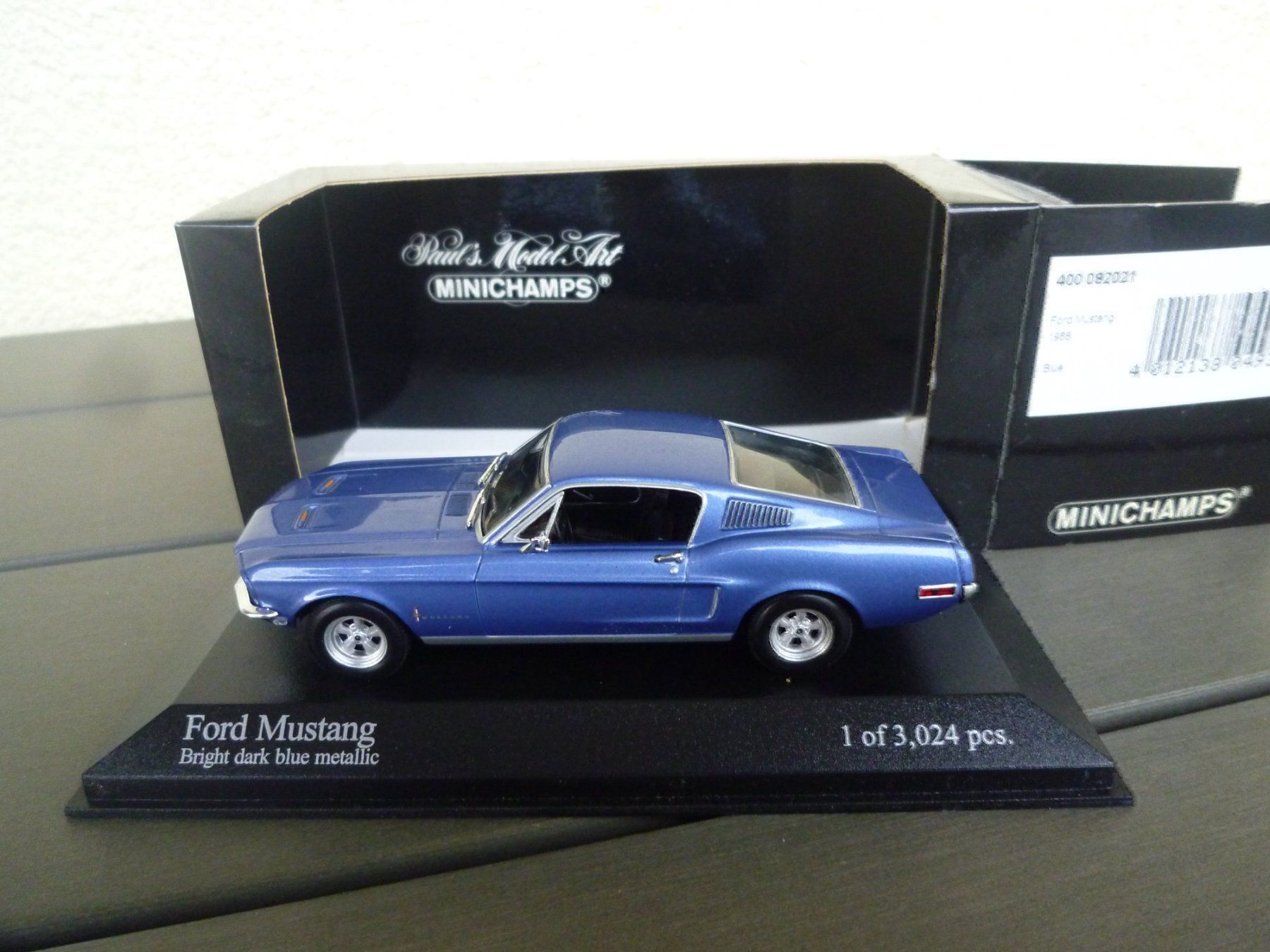 Minichamps Modellini d'auto: Ford Mustang (1968) – Nuovo e nell'imballaggio originale da Flawil venduto da Imperiosud 1