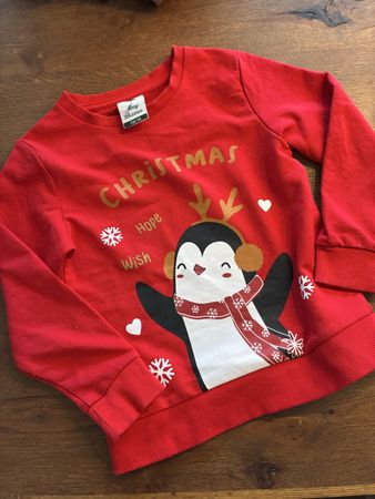 Toller Weihnachtspullover Gr. 110/116
