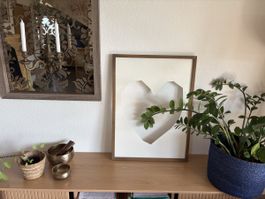 *Impressionen 3D-Wandbild / Reliefbild mit Holzrahmen*