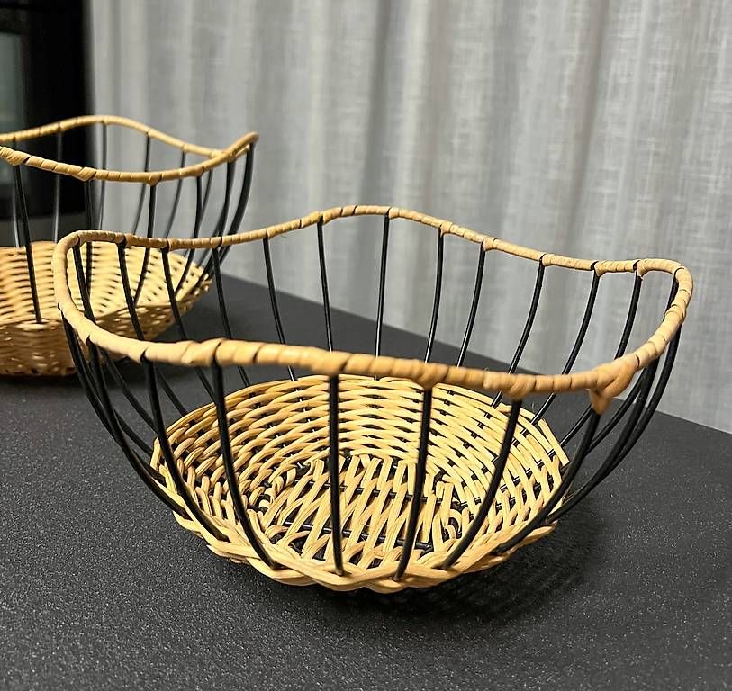 Sonstiges für Haushalt & Wohnen: Luxe Deco 2 piece weaved basket - New! – Neu und originalverpackt aus Cama von UnleashdByAna 3