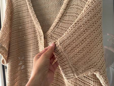 Peserico Strickjacke mit Pailletten und Druckknöpfen
