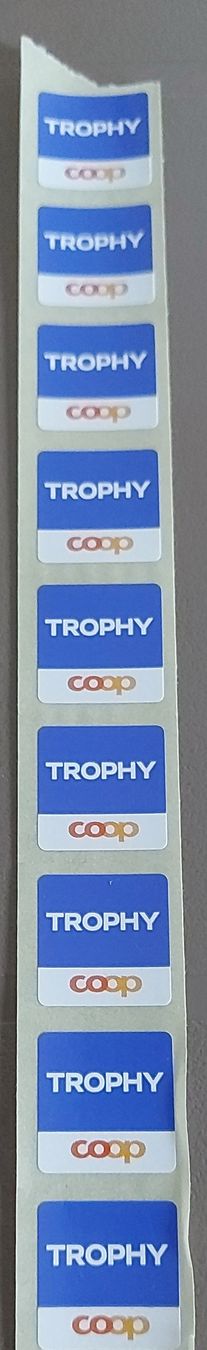 Coop Timbres & points: 9 vignettes Coop Trophy  – Neuf avec emballage d'origine à Bulle par momy