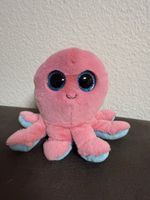Plüschtier Ty Beanie Boos Sheldon Oktopus rosa blau
