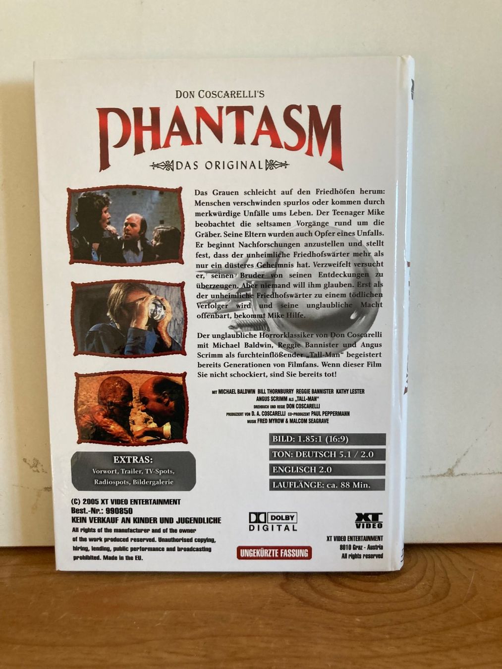 Tutti i DVDs: Phantasm - Kleine Hartbox - DVD - Uncut - XT Video – Usato da Wädenswil venduto da noodelbraincrew 1
