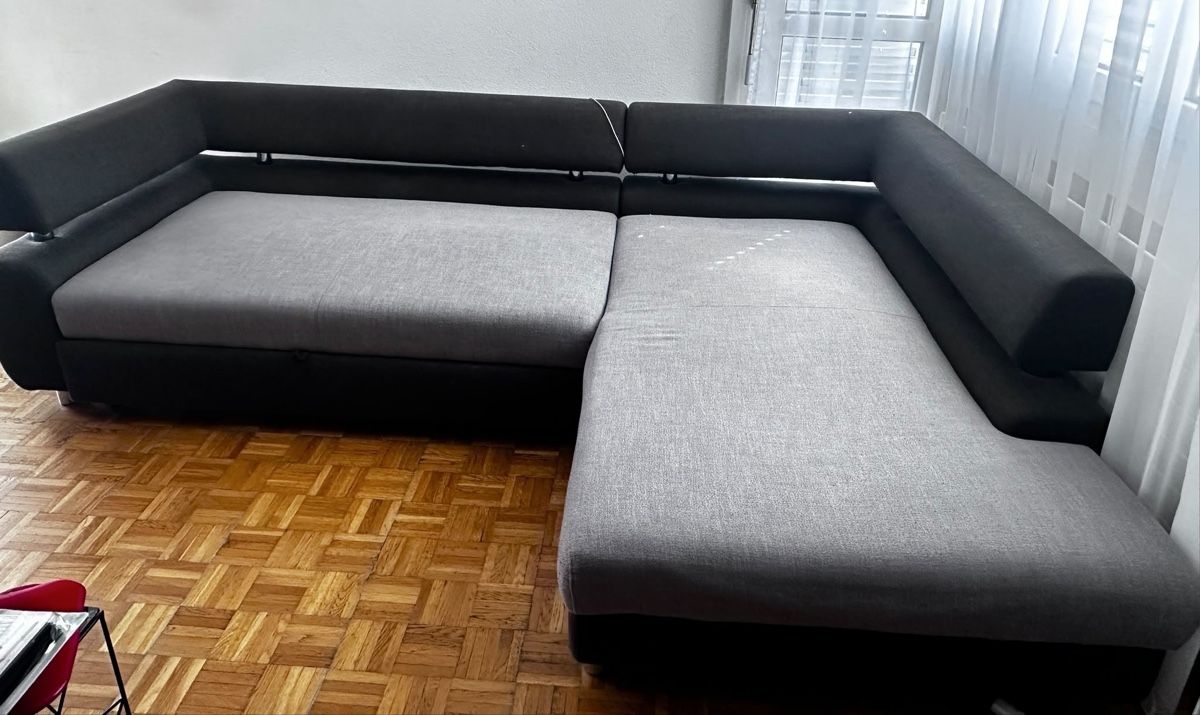 Sofas: Ecksofa grau schwarz gebraucht – Gebraucht aus Schwerzenbach von coccanella 3