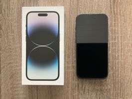 iPhone 14 pro 128GB schwarz Top Zustand mit Zubehör ab 1.-