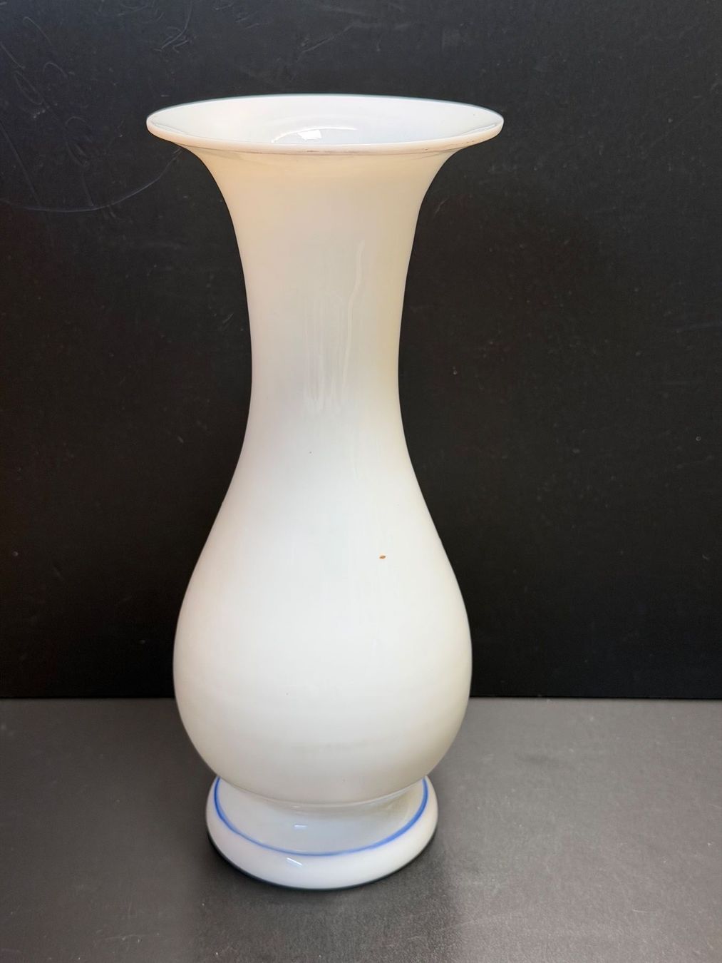 Vasi & Recipienti: MILCH-/OPALIN GLASVASE JUGENDSTIL HANDGEMALT – Usato da Matzingen venduto da Puhbaerli 8