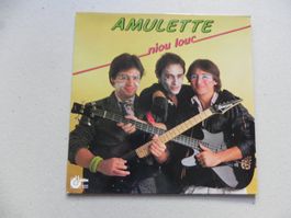 LP Frankreich Pop Rock Band Amulette 1985 Niou louc