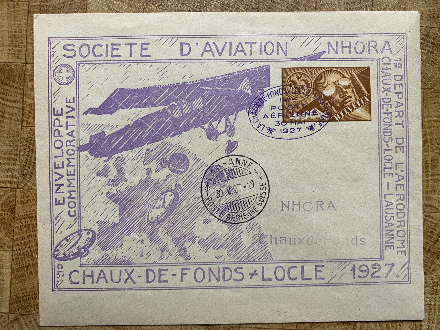 Buste & buste per spedizione: Philatélie et aviation 1927 – Nuovo (secondo la descrizione) da Orbe venduto da Ernest1350