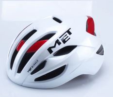 Velohelm (55-61 cm), Weiss/Rot