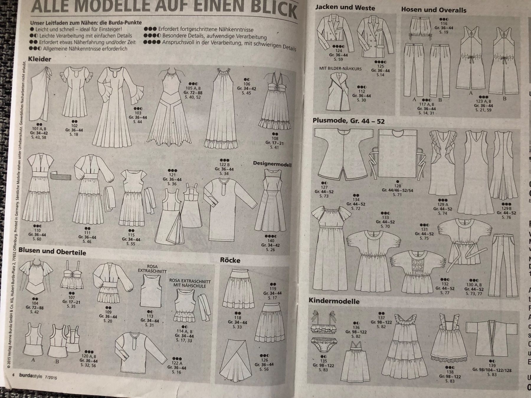 Riviste & Magazine: burda style 7/2015 – Nuovo e nell'imballaggio originale da Langnau am Albis venduto da snla_scc9 2