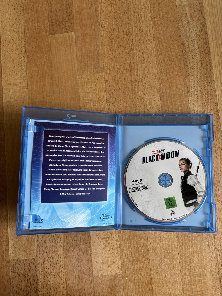 Tutti i DVDs: Marvel Black Widow Blu-Ray – Usato da Solothurn venduto da mat_qyn9 1