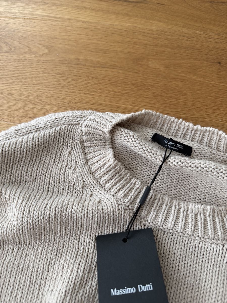 Massimo Dutti Pullover & Sweatshirts: Massimo Dutti Strickpullover, Beige – Neu und originalverpackt aus Merenschwand von melanielh 2
