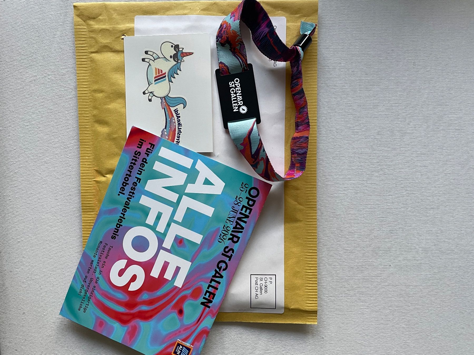 Biglietti: Open Air St. Gallen Ticket Sonntag – Nuovo e nell'imballaggio originale da Mühlethal venduto da Nice70 1
