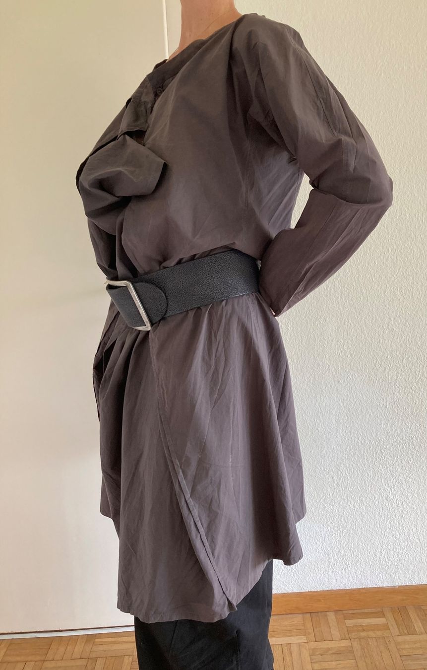 Tuniken: Rundholz Designer Tunika Gr. M Anthrazit Baumwolle Elegant – Gebraucht aus Zürich von wei_8n2l 8