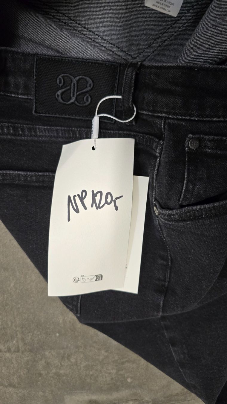 Jeans: Almé Paris Damen Jeans - 50 - anthrazit 👖 – Nuovo e nell'imballaggio originale da Thalwil venduto da VitaMini 6