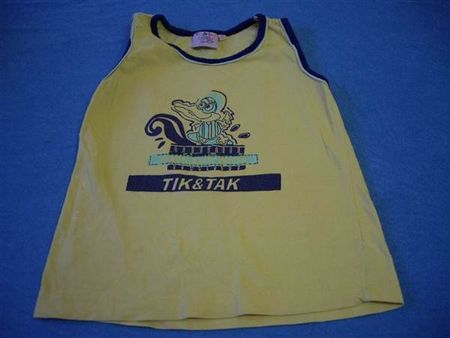 Träger-Shirt Grösse 110, Tik&Tak, gelb