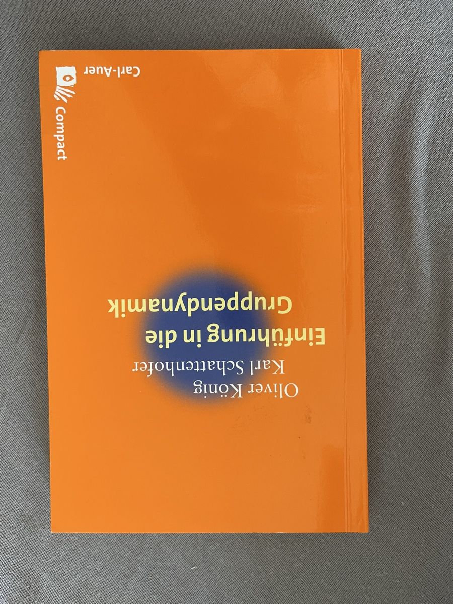 Libri: Einführung in die Gruppendynamik, Buch – Usato da Bazenheid venduto da tab_w525