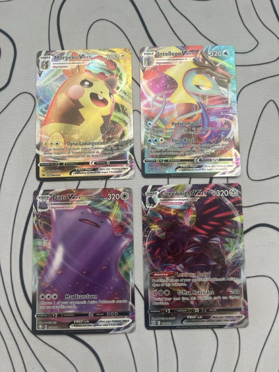 Pokémon Carte collezionabili: 4 VMAX Karten – Nuovo (secondo la descrizione) da Rüti ZH venduto da san_d7tx
