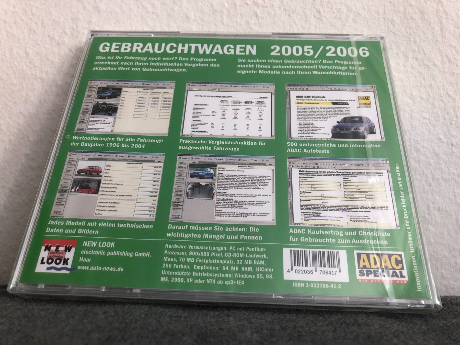 CD & DVD vergini: CD - ADAC Special Gebrauchtwagen 2005/2006, originalverpackt – Nuovo e nell'imballaggio originale da Niederhasli venduto da thozam 1