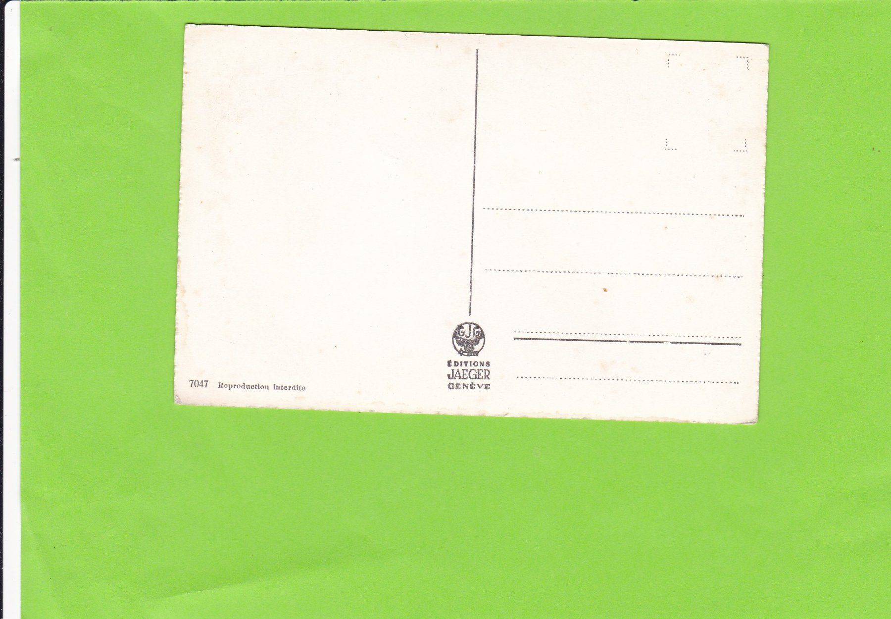 Cartoline postali: Souvenir de Genève – Usato da St. Peterzell venduto da neckertal 1