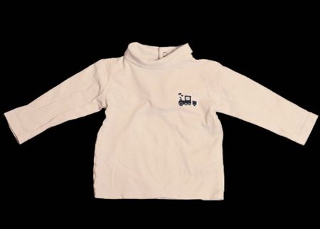 Süsses Langarmshirt Gr. 62 mit Lokomotive