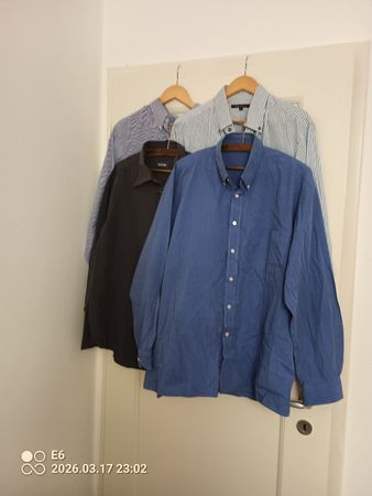 4 gestreifte Hemden Groesse: XL