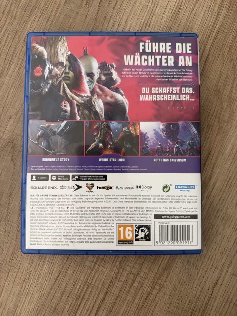 Spiele: Guardians of the Galaxy Ps5 – Gebraucht aus Hagendorn von masterchieff 1