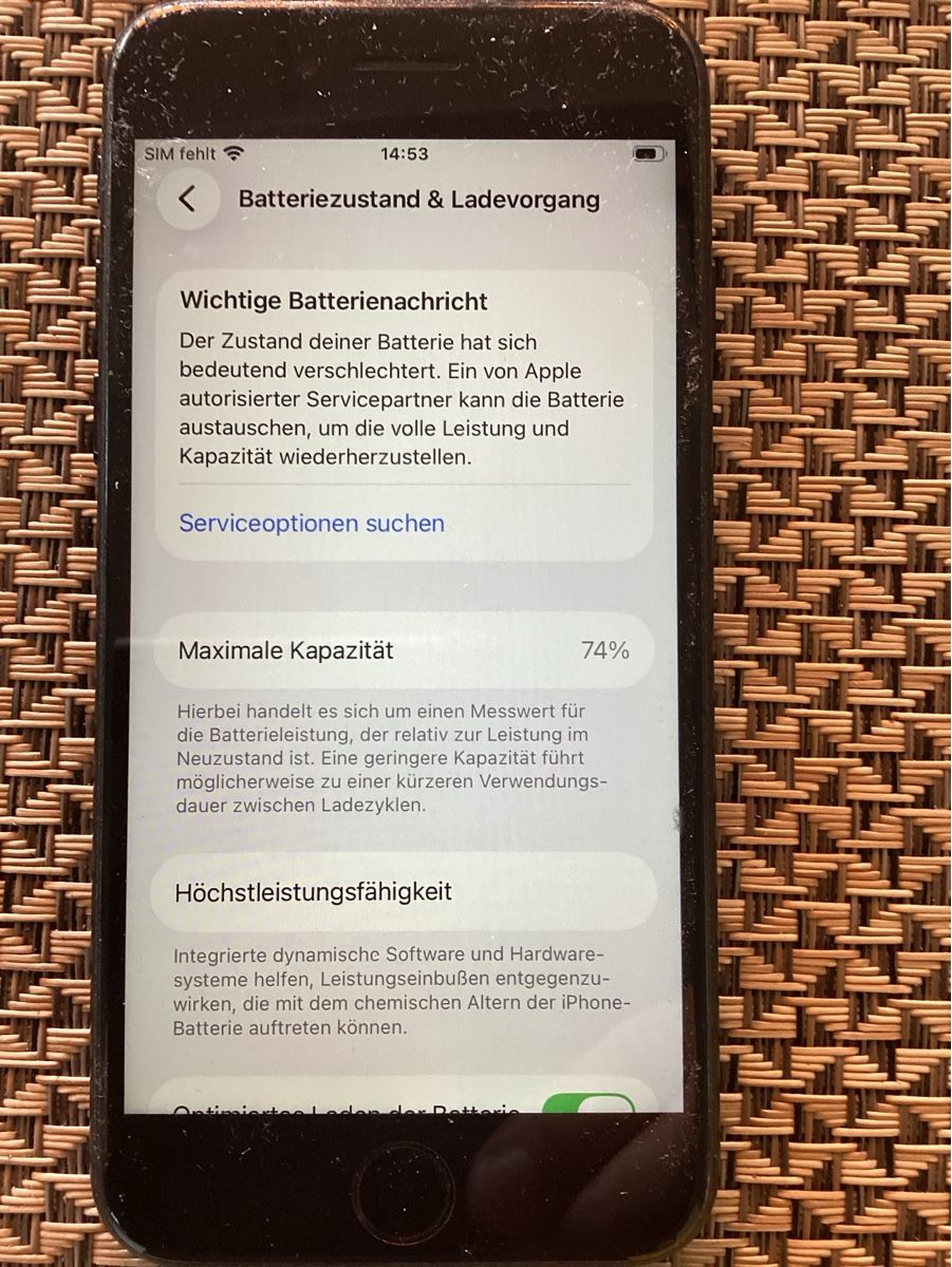 Apple Handys / Smartphones: iPhone SE 2nd Edition, 128GB, schwarz – Gebraucht aus Herdern von Pete69 1
