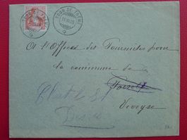 1909: Nr.104 auf Brief: TOUR DE TRÉME - CHATEL-ST-DENIS