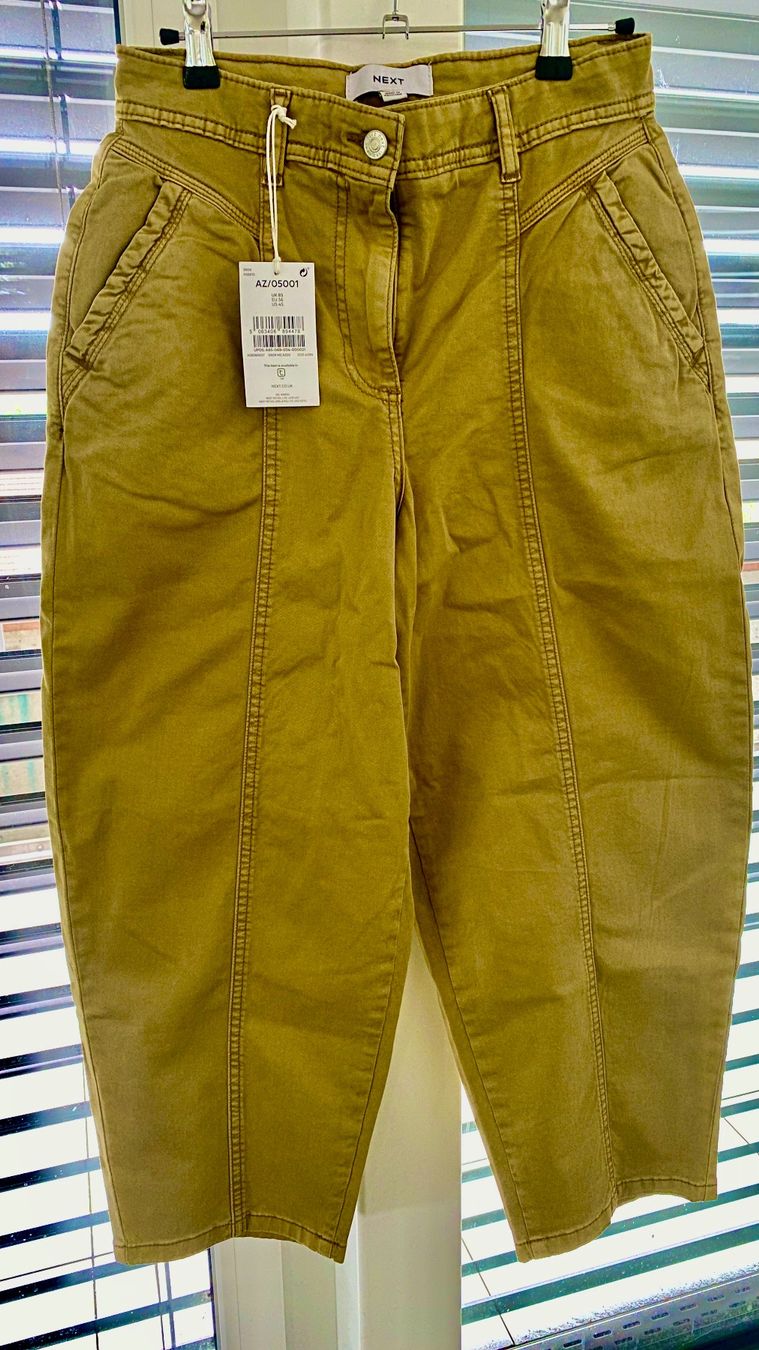 Next Pantaloni: Next Barrel Chino Hose / 36  neu – Nuovo (secondo la descrizione) da Schönenwerd venduto da fidimok 2