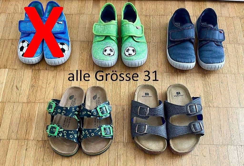 Schuhe für Jungen: verschiedene Hausschuhe Grösse 31 – Gebraucht aus Zürich von giovannisp