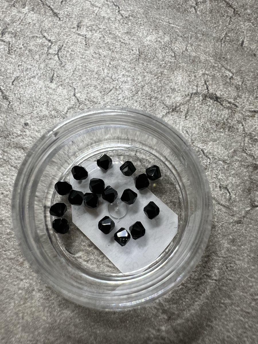 Perle (finte): M.C. Bicone 3 mm Jet Perlen (Schwarz) – Nuovo (secondo la descrizione) da Stein AG venduto da Anastasia_Asya