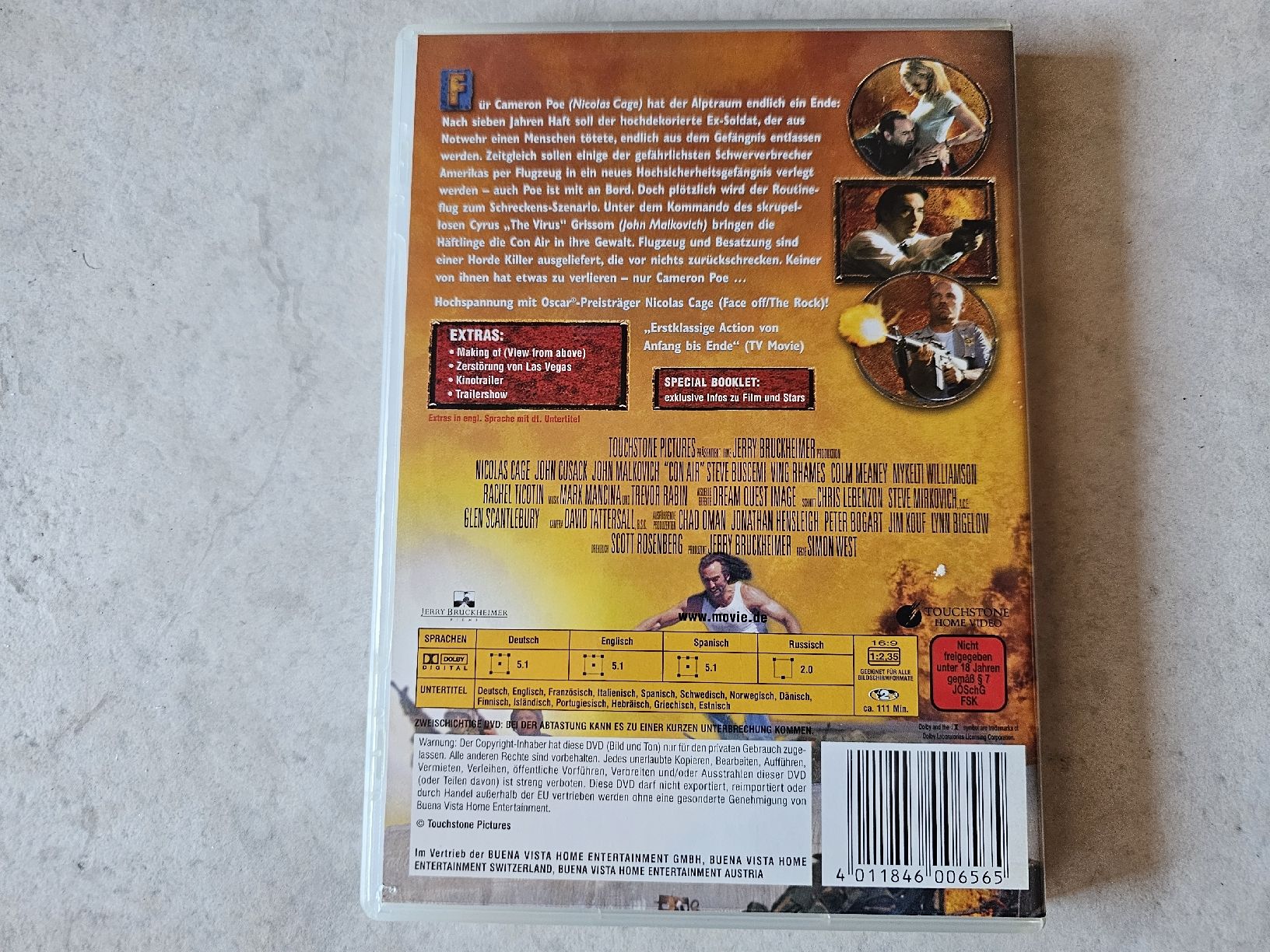 Alle DVDs: Conair  /  Special Edition (Nicolas Cage) – Gebraucht aus Schneisingen von backstore24 1