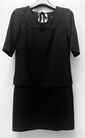 Sandro Paris, Kleid Schwarz mit Kragen