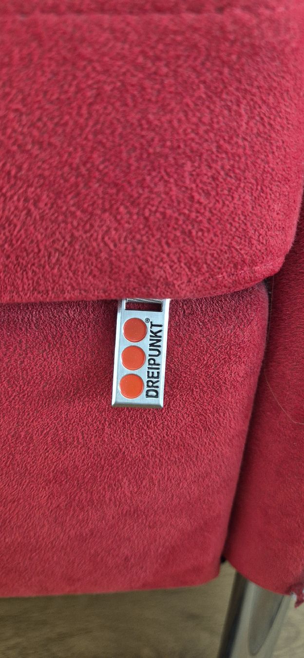 Divani: Chaise Longue Sofa Rot Dreipunkt – Usato da Mellingen venduto da ddf97 2