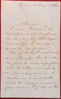 Ami Bost 1790-1874 Erweckungsprediger Autograph Brief 1870