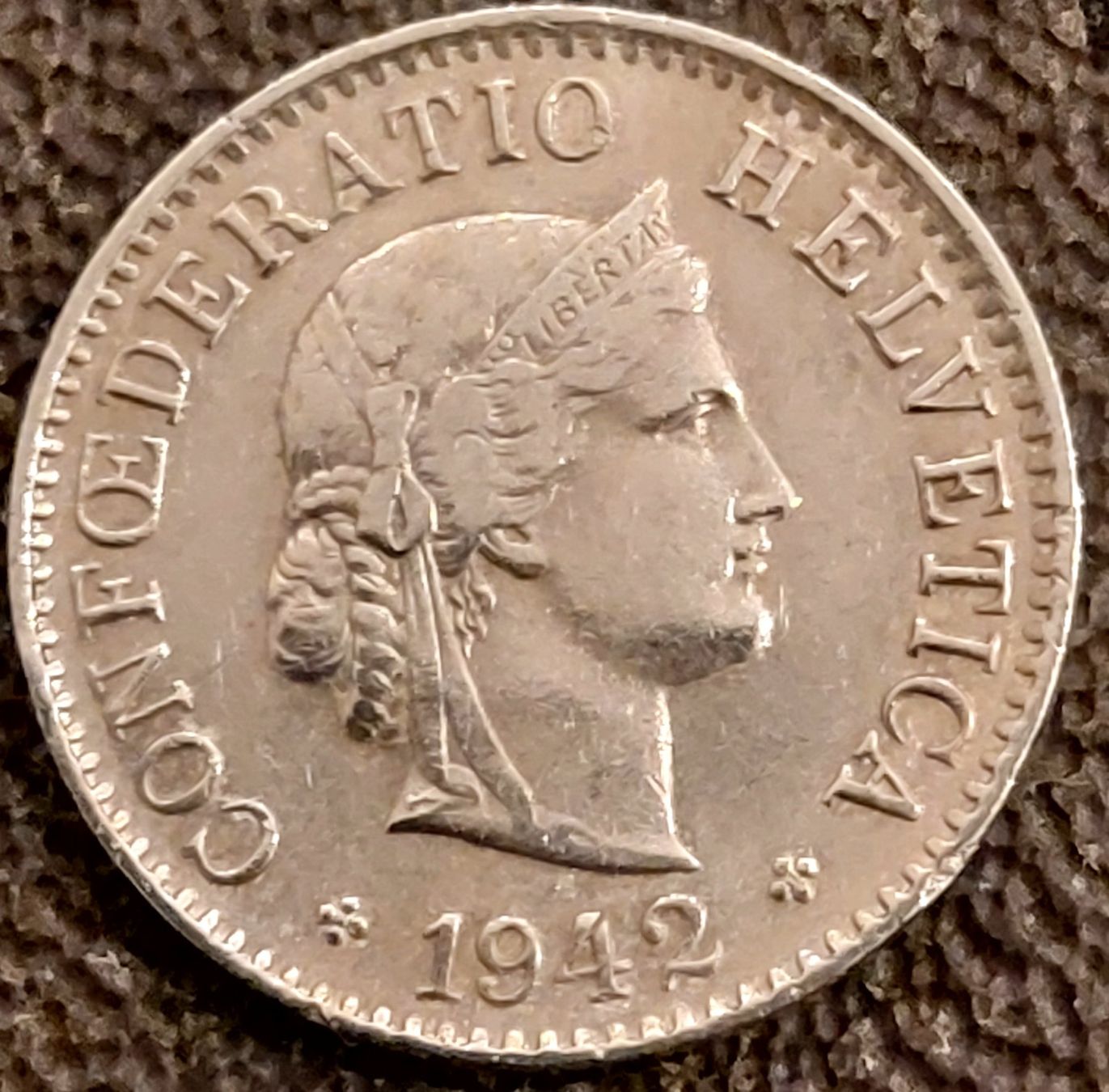 Tutti le monete: 5 Rappen 1942 – Usato da Arch venduto da coinsandmore