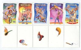 Briefmarken "Zirkus". Australien.